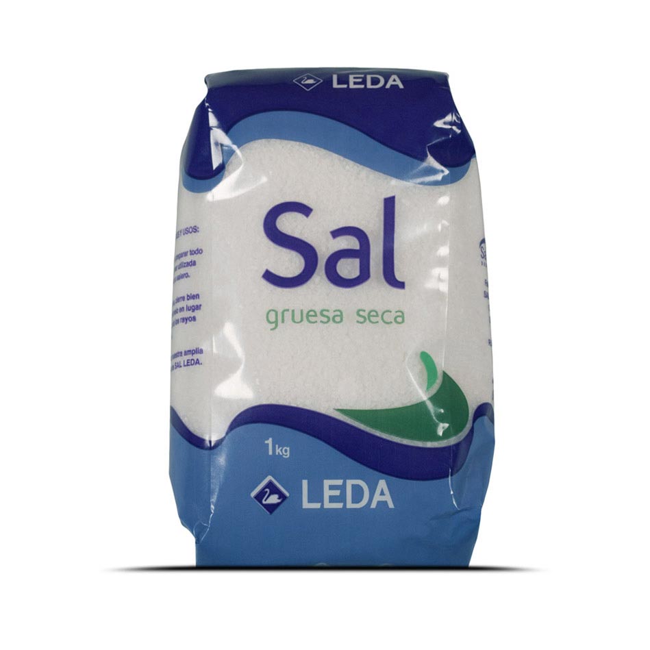 Sal gruesa seca bolsa de 1kg